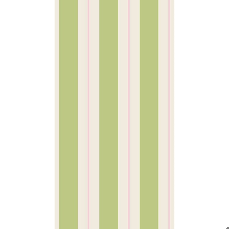 Green & Pink Awning Stripe Guest Napkin