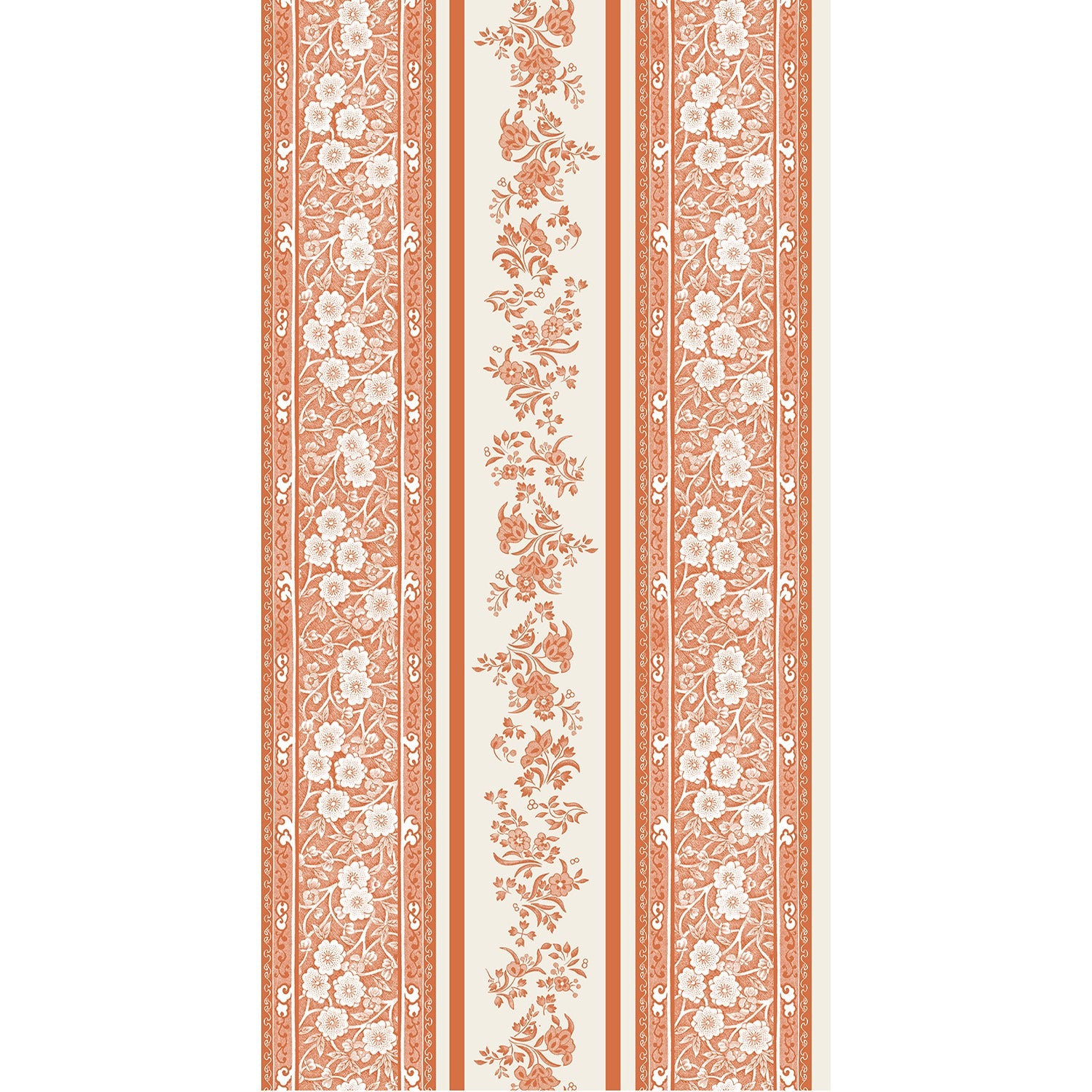 Pumpkin Burleigh Stripe Guest Napkin
