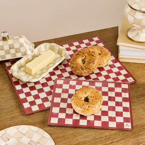 Cutting Board, Set of 2 | Cherry Check