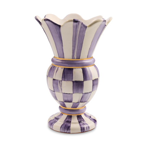 Small Great Vase | Violet Check