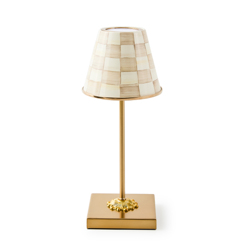 LED Rechargeable Cafe Table Lamp | Mocha Check