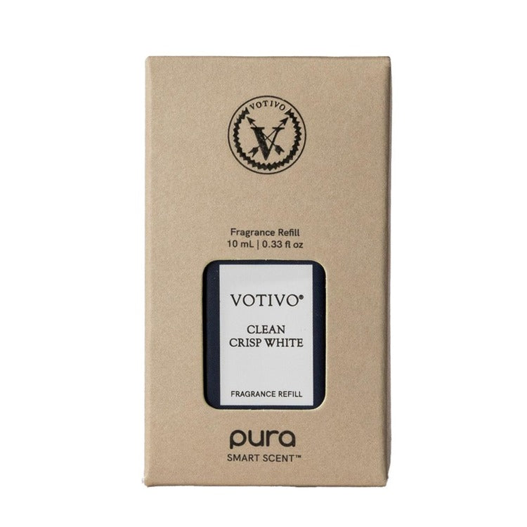 Clean Crisp White Pura + Votivo Fragrance Refill - 8 Pack