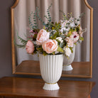 ENCANTO Vienna Large Vase (Cream and White)