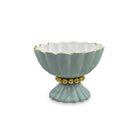 ENCANTO Vienna Mini Pedestal with Spoon (Slate and White)