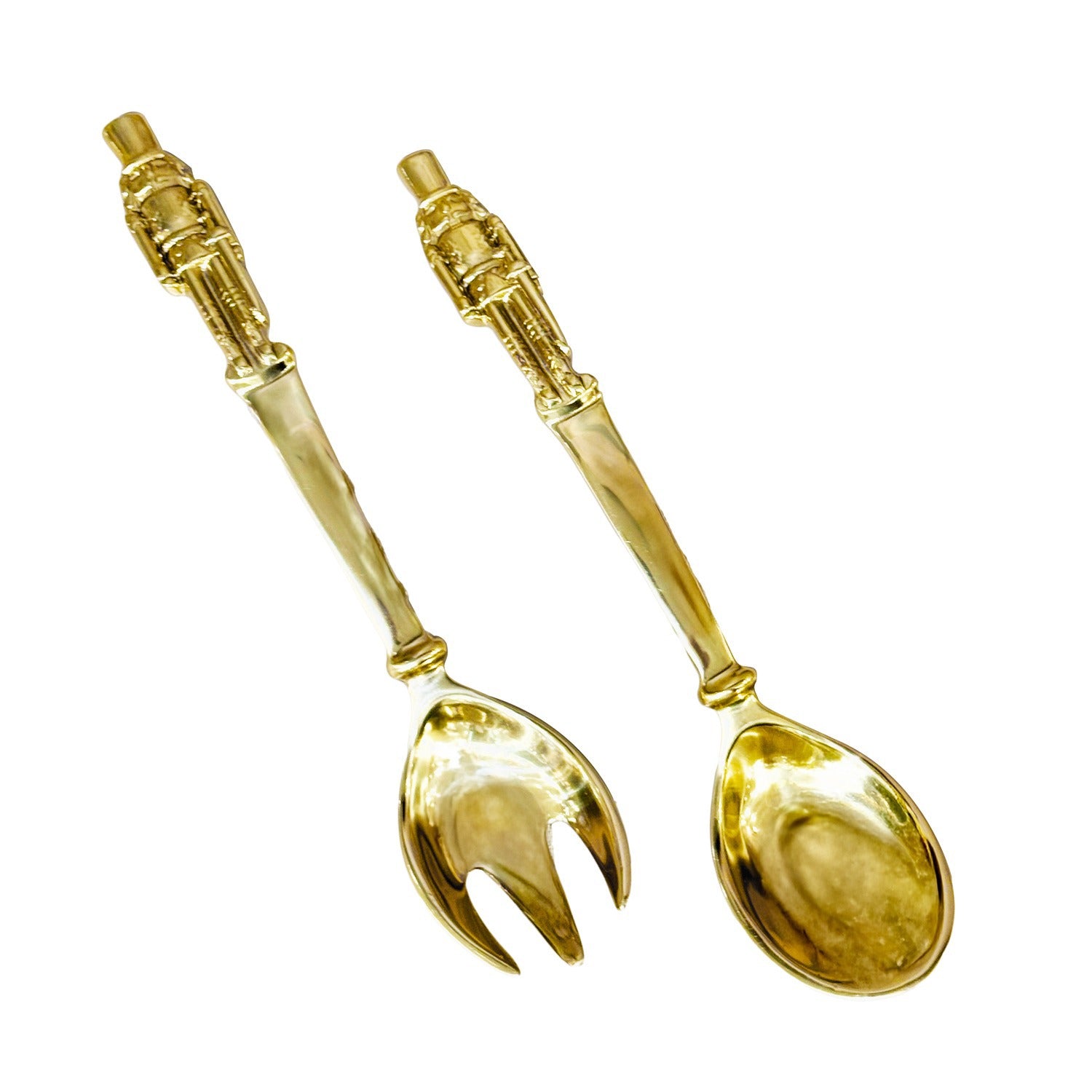 ENCANTO Nutcracker Salad Servers (Gold)