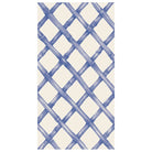 Blue Lattice Guest Napkin - Pack of 16