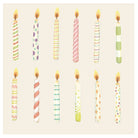 Birthday Candles Cocktail Napkin - Pack of 20