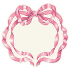 Die-cut Pink Bow Placemat - 12 Sheets