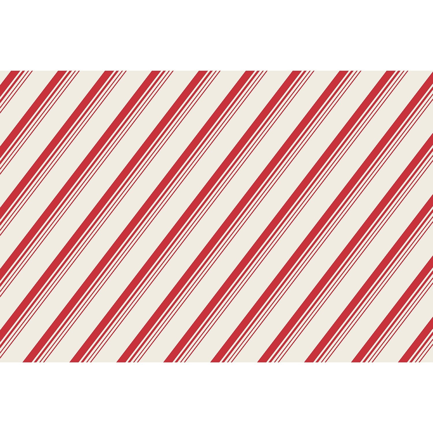 Peppermint Stripe Placemat - 18 Sheets
