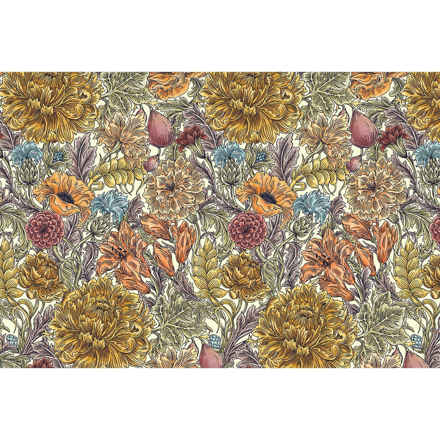 Autumn Acanthus Placemat - 18 Sheets