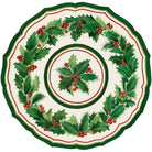 Die-cut Holiday Holly China Placemat