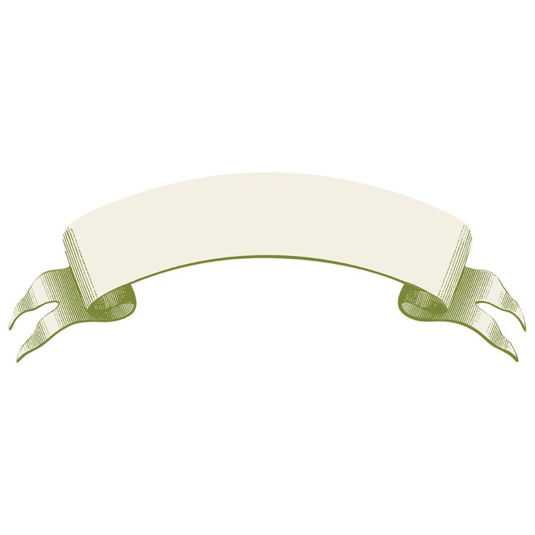 Classic Moss Banner Table Accent