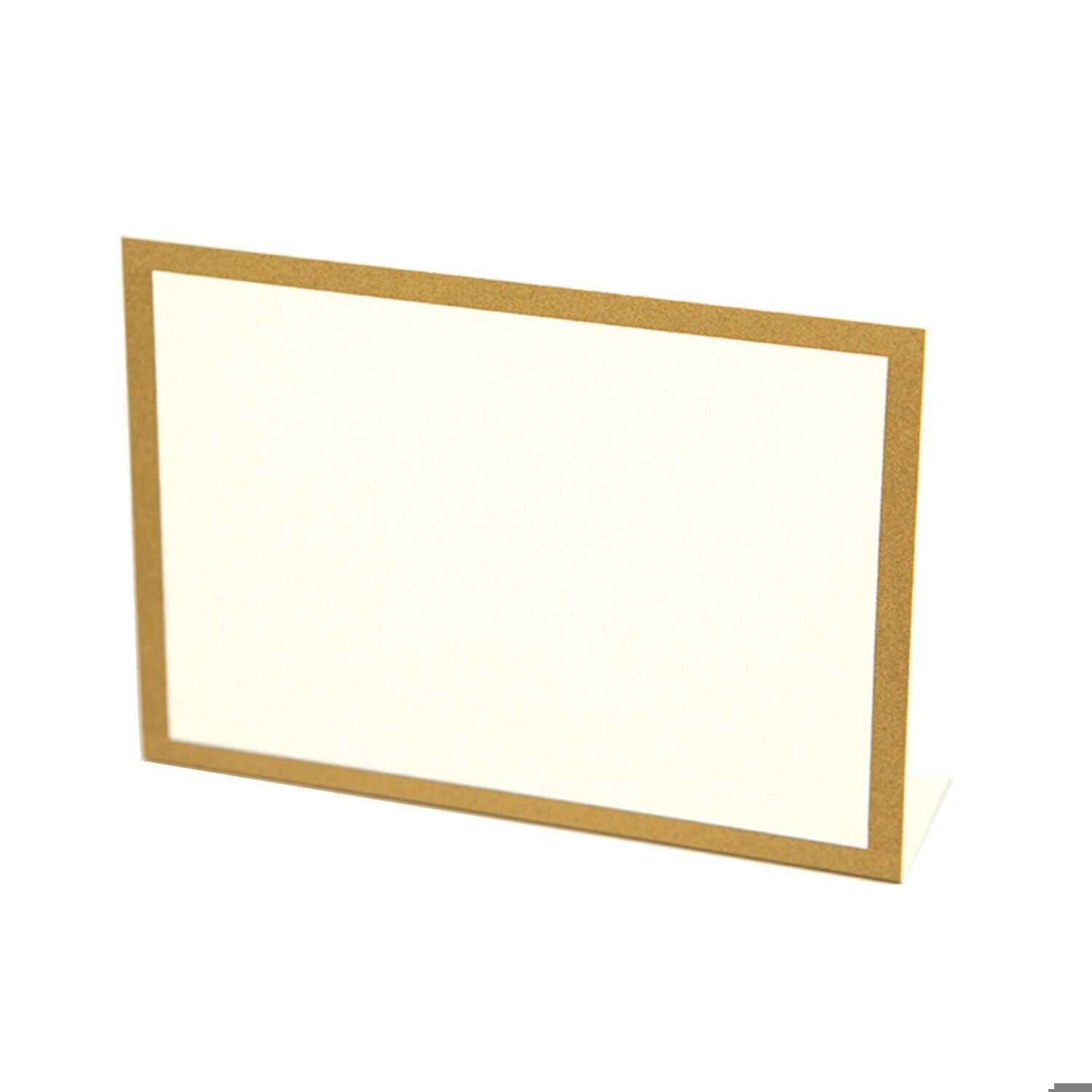 Gold Frame Place Card - Bottom Fold - Pack of 12