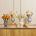 Small Great Vase | Mocha Check