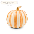 Amber Stripe Medium Pumpkin
