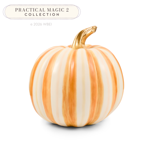 Amber Stripe Medium Pumpkin