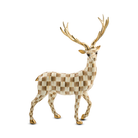 Standing Deer | Mocha Check
