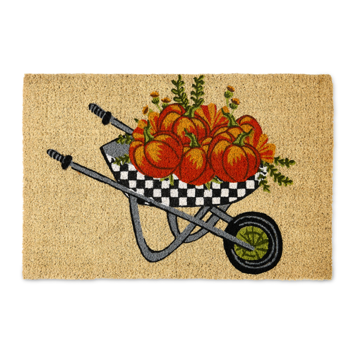 Autumn Wheelbarrow Entrance Mat