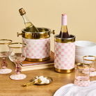 3260 Gold Wine Cooler | Rosy Check