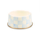 Sky Check Medium Pet Dish