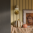 Led Rechargeable Cafe Wall Sconce | Mocha Check