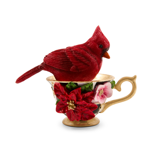 Cardinal In Teacup