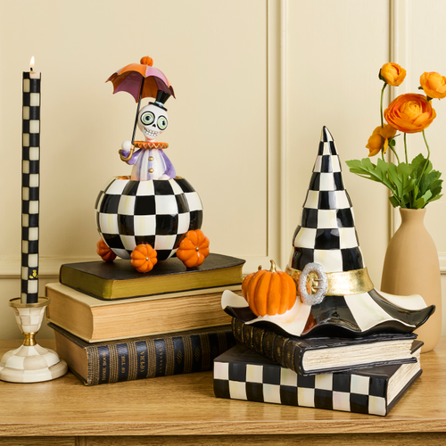 Witch Hat On Books | Courtly Check
