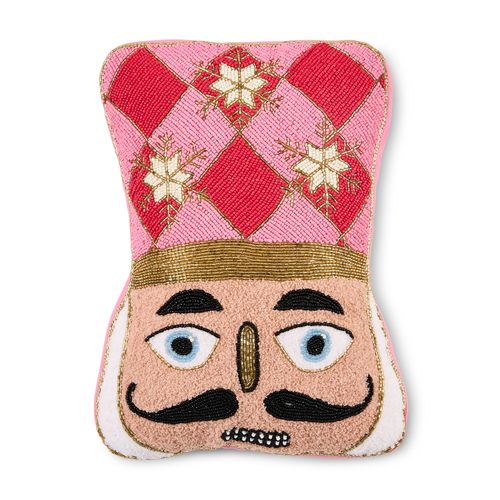 Nutcracker Shaped Throw Pillow