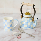 Sky Check Porcelain Mug