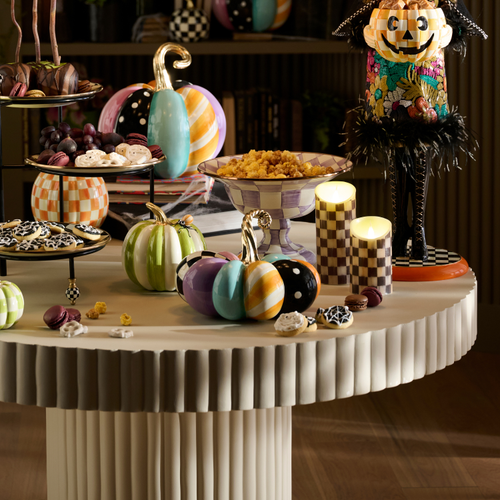 Whimsy Patchwork Small Squashed Pumpkin