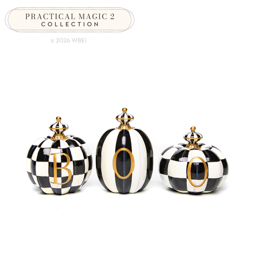 Boo Pumpkins, Set of 3