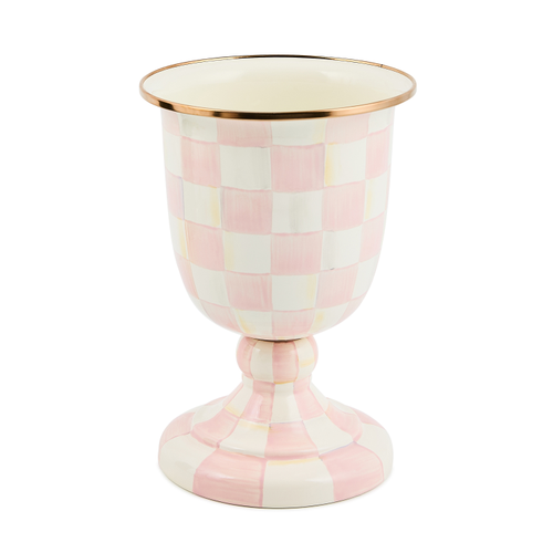 Pedestal Vase | Rosy Check