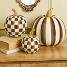 Chocolate Stripe Medium Pumpkin