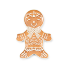 Mocha Check Gingerbread Spoon Rest