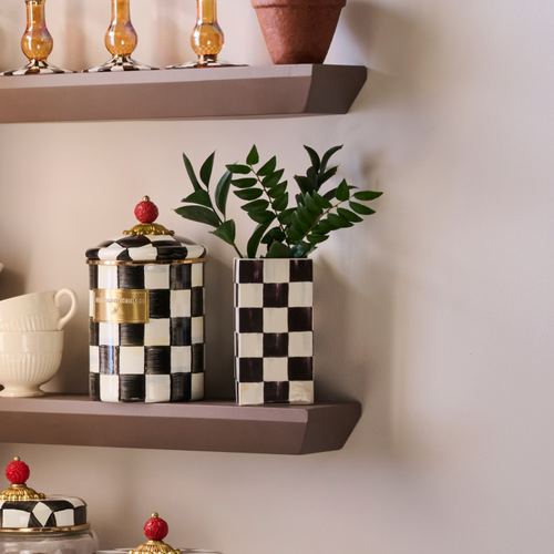 Small Pillar Vase | Courtly Check
