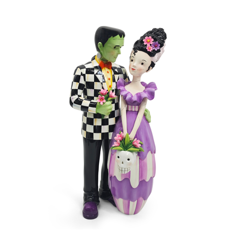 Glam 'o' Ween Frankie & Bride Figurine