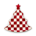 Cherry Check Tree Trinket Tray