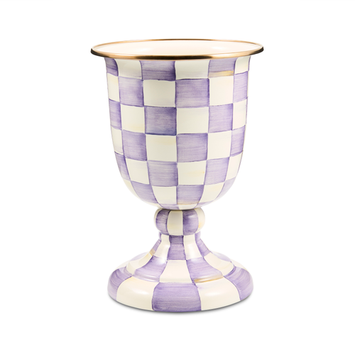 Pedestal Vase | Violet Check