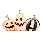 Hocus Pocus Illuminated Jack O' Lantern Trio