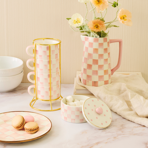 Farmhouse Pitcher | Rosy Check