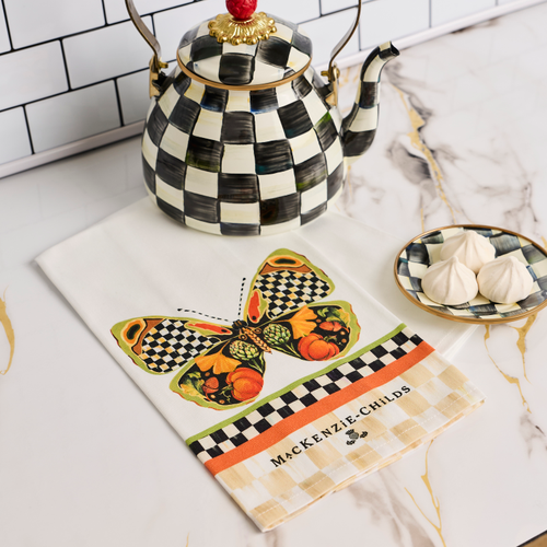 Harvest Moth Printed Dish Towel
