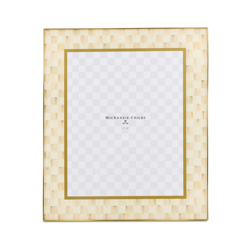 8" X 10" Glass Frame | Mocha Check