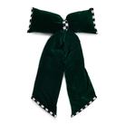Green Velvet Jumbo Bow