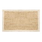 Chunky Jute 3' X 5' Jute Rug | Mocha Check