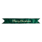 Merry Christmas Green Banner