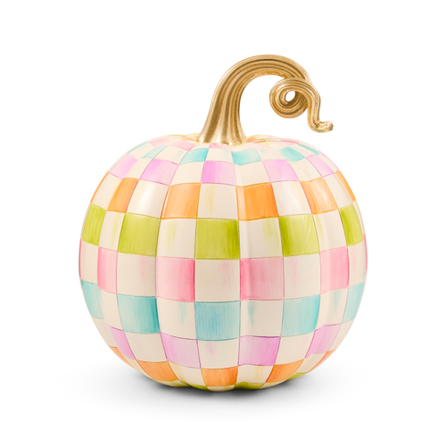 Multi Check Medium Pumpkin