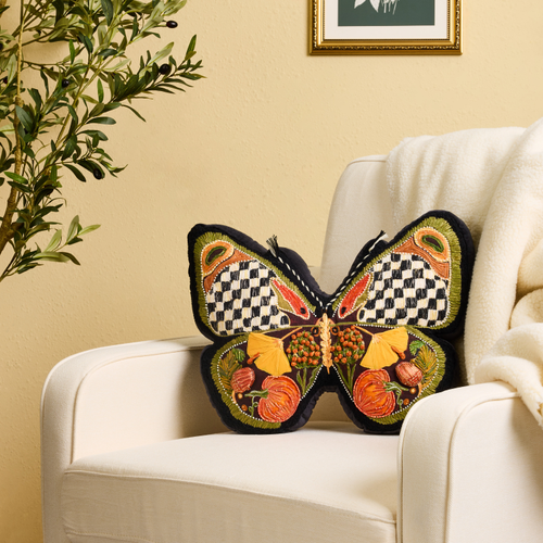 Harvest Moth Shaped Pillow