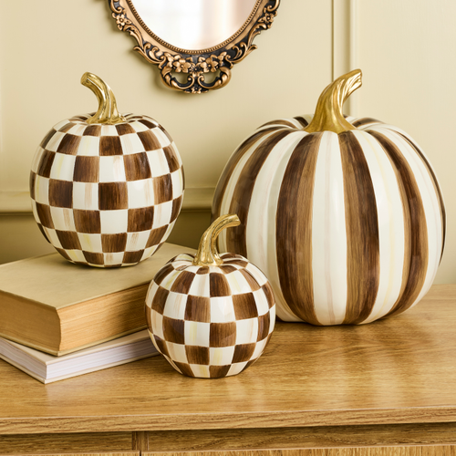 Chocolate Check Mini Pumpkin