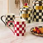Porcelain Mug | Cherry Check