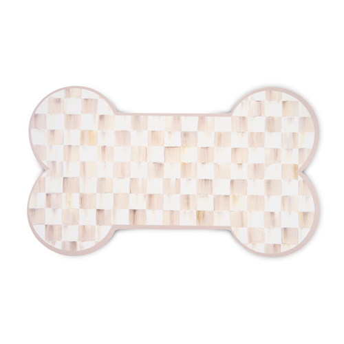 Pup Placemat | Mocha Check